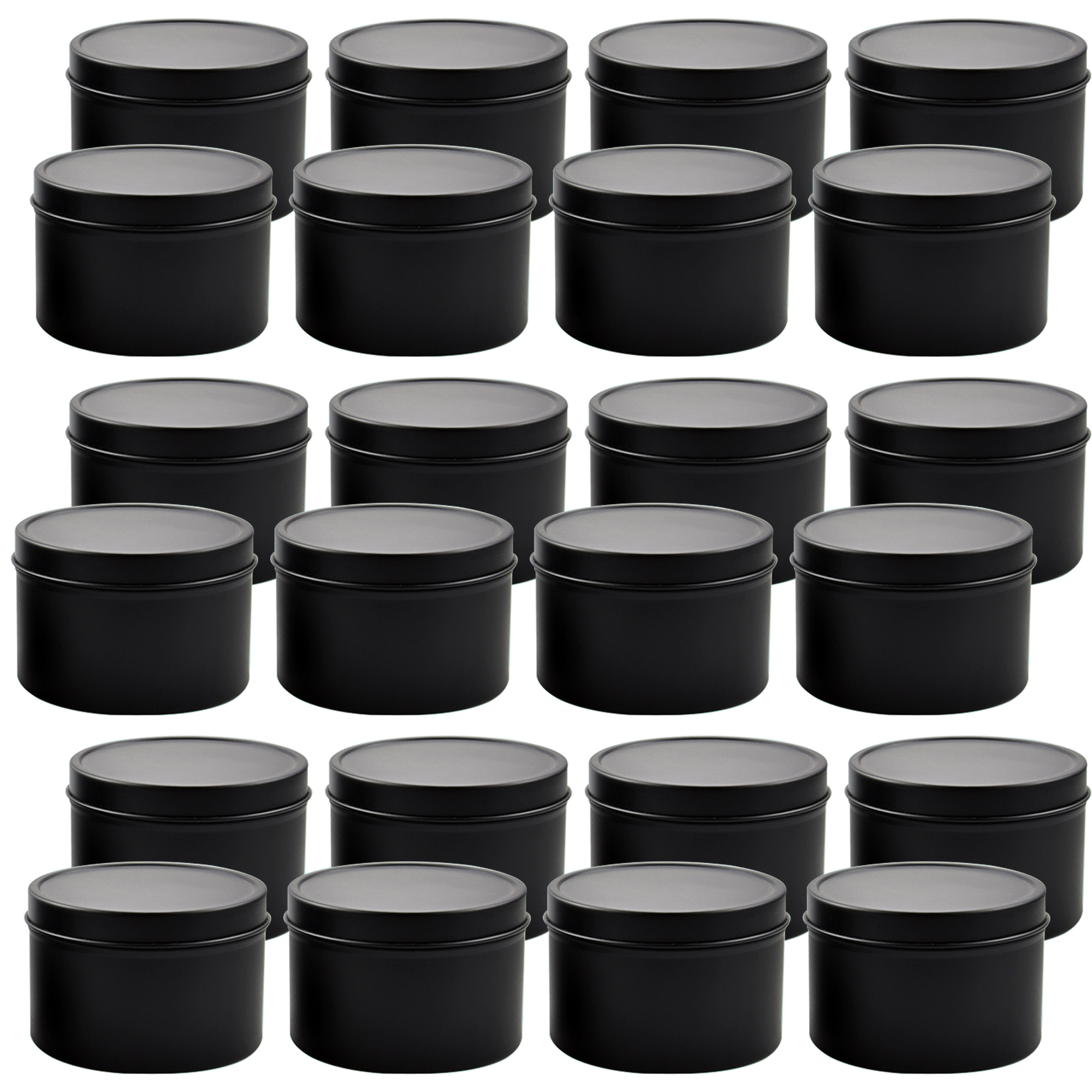 Candle Supplies Jars - 4oz/ 8oz Candle tins with lids,Christmas