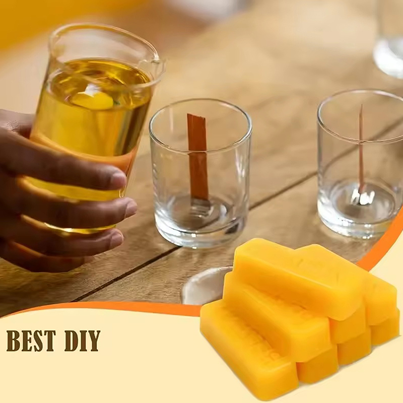 Candle Making Supplies Online - 4/8pcs Pure Beeswax Blocks, High-Quality Waxing