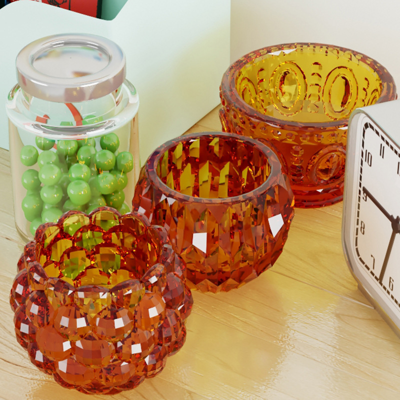 Round Storage Box Gypsum Silic - Candle Supplies Jars incelemesi ve fiyatı
