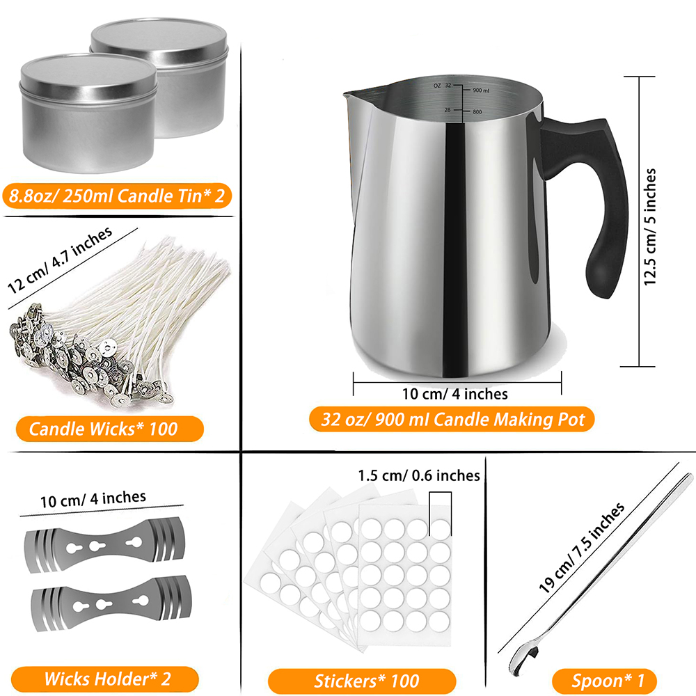 Candle Making Starter Kit Supp - Candle Supplies Jars incelemesi ve fiyatı