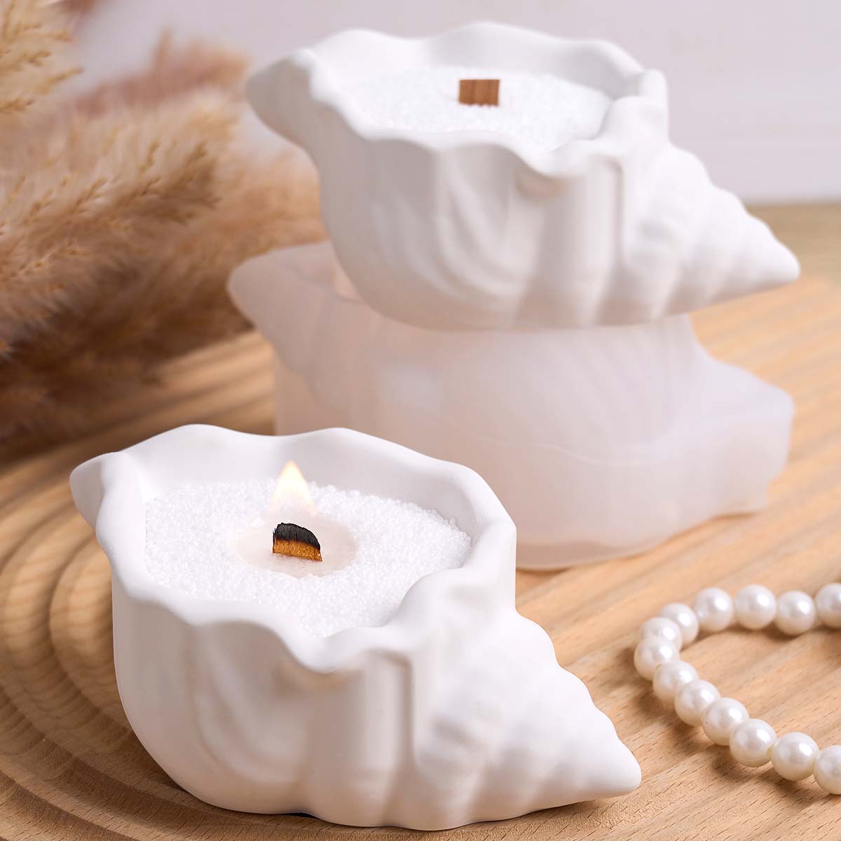 Conch Candle Jar Silicone Mold - Candle Supplies Jars incelemesi ve fiyatı
