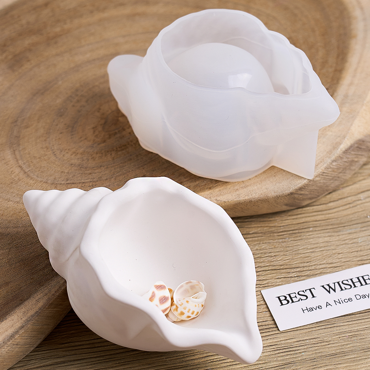 Conch Candle Jar Silicone Mold - Candle Supplies Jars incelemesi ve fiyatı