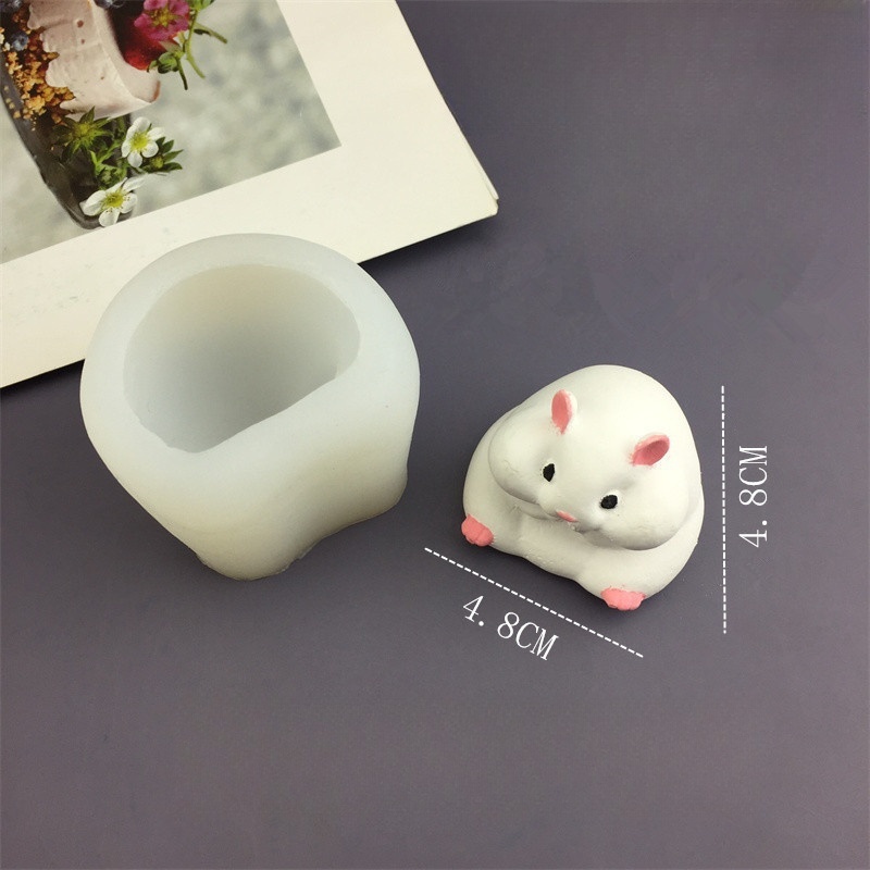 DIY Cute Hamster Mold Chocolat - Candle Making Supplies Online incelemesi ve fiyatı