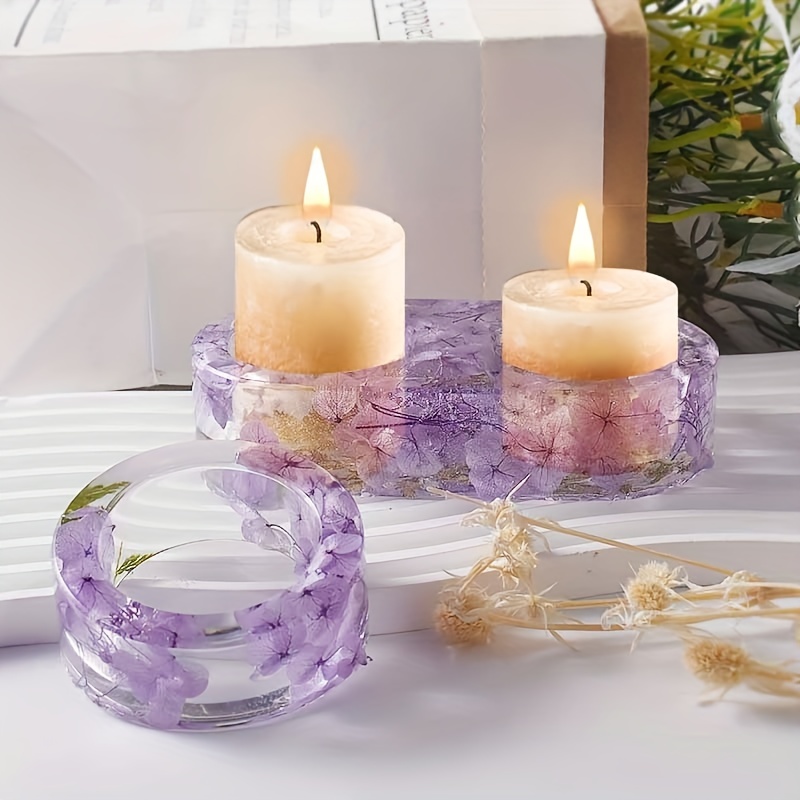 1/2/3 Hole DIY Crystal Epoxy P - Candle Holder Supplies incelemesi ve fiyatı