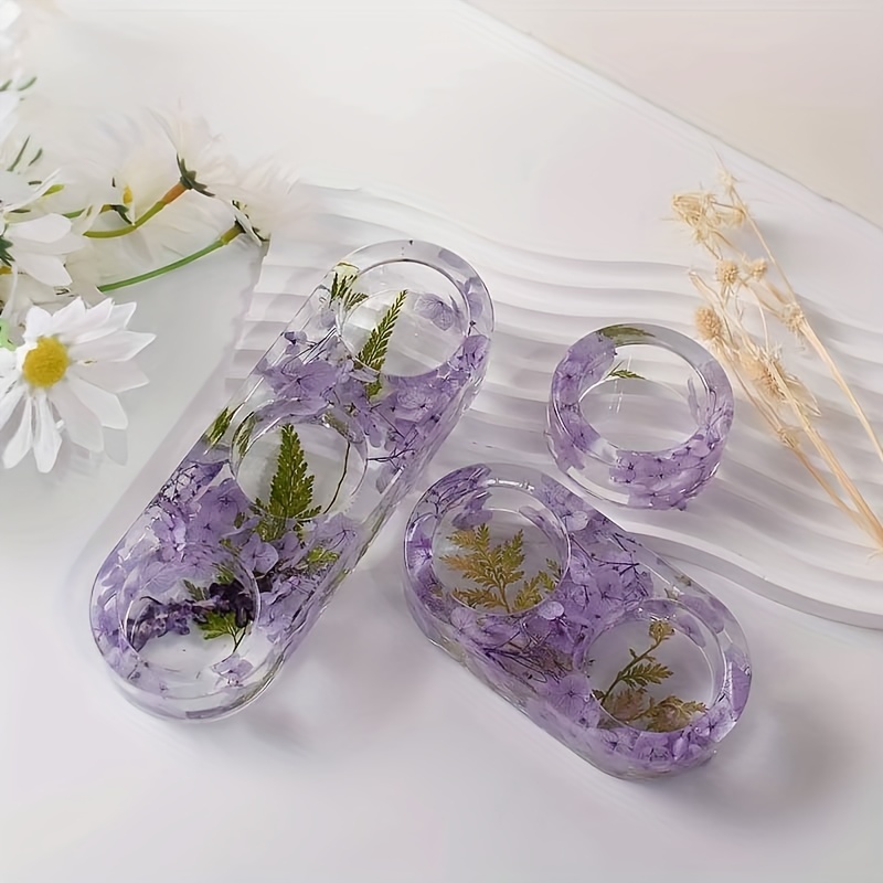 1/2/3 Hole DIY Crystal Epoxy P - Candle Holder Supplies incelemesi ve fiyatı