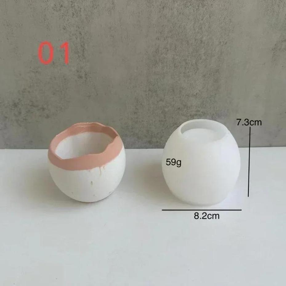 Plaster Handmade Mold Egg-shap - Candle Supplies Jars incelemesi ve fiyatı