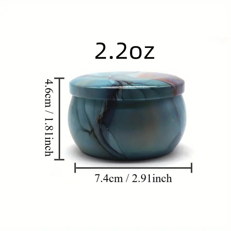 12/24 Pieces 2.2oz Metal Candl - Candle Supplies Jars incelemesi ve fiyatı