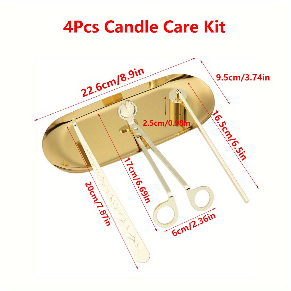 4pcs/set Luxury Candle Care Ki - Candle Making Supplies Online incelemesi ve fiyatı
