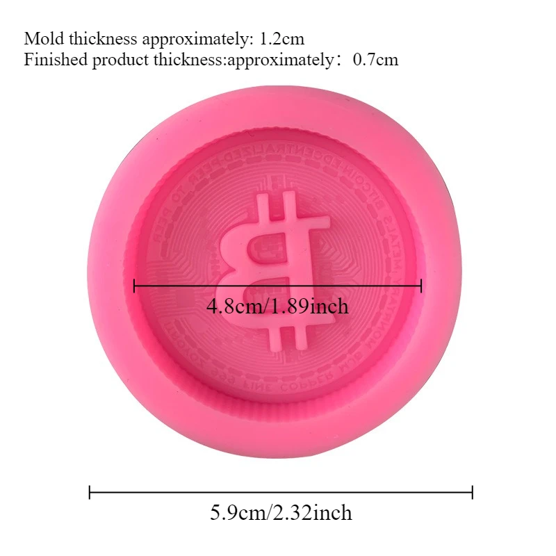1/3pcs Currency Logo Soap Sili - Candle Making Supplies Online incelemesi ve fiyatı