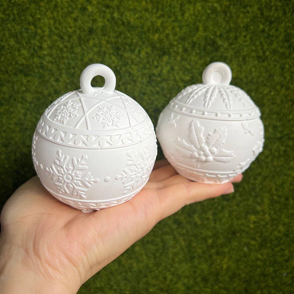 Christmas Round Ball Candle Ja - Candle Supplies Jars incelemesi ve fiyatı