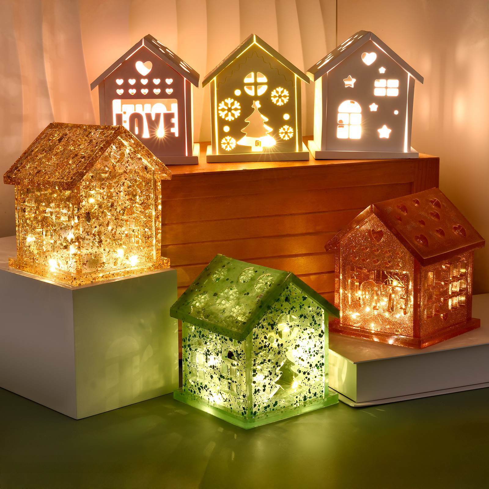 3D House Silicone Mold DIY Chr - Candle Holder Supplies incelemesi ve fiyatı