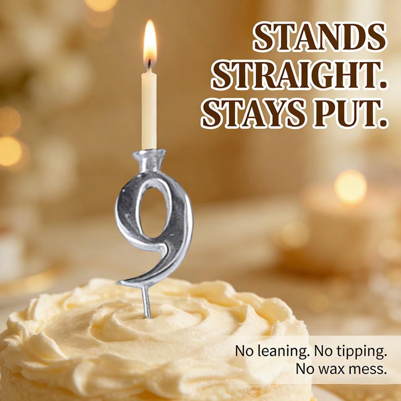 Reusable numbers birthday cand - Candle Holder Supplies incelemesi ve fiyatı