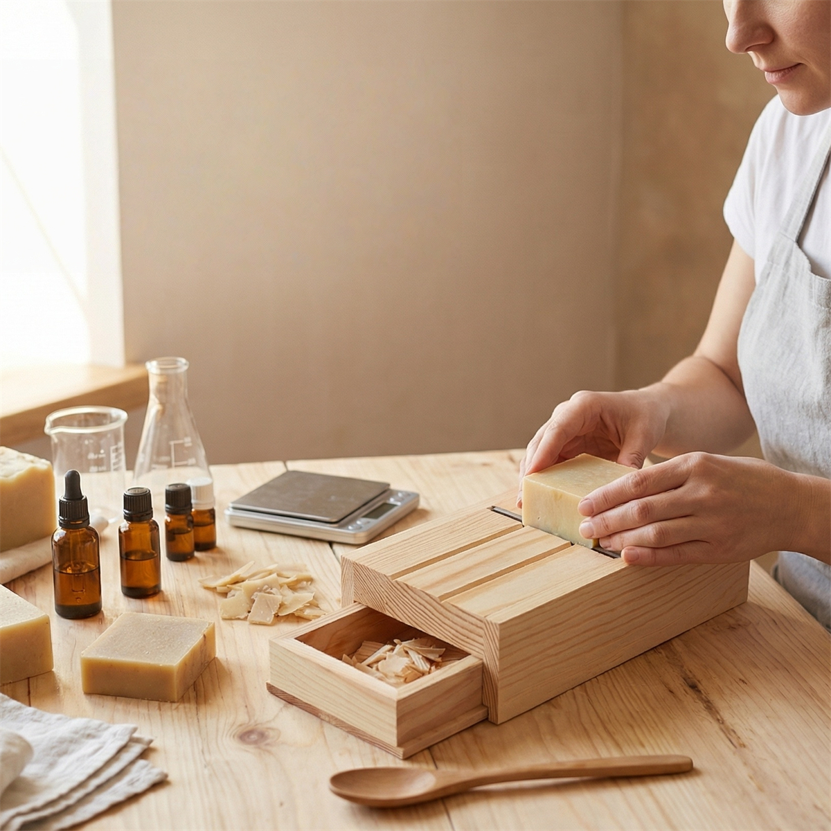 Soap Planer Cutter Drawer Box  - Candle Supplies Jars incelemesi ve fiyatı