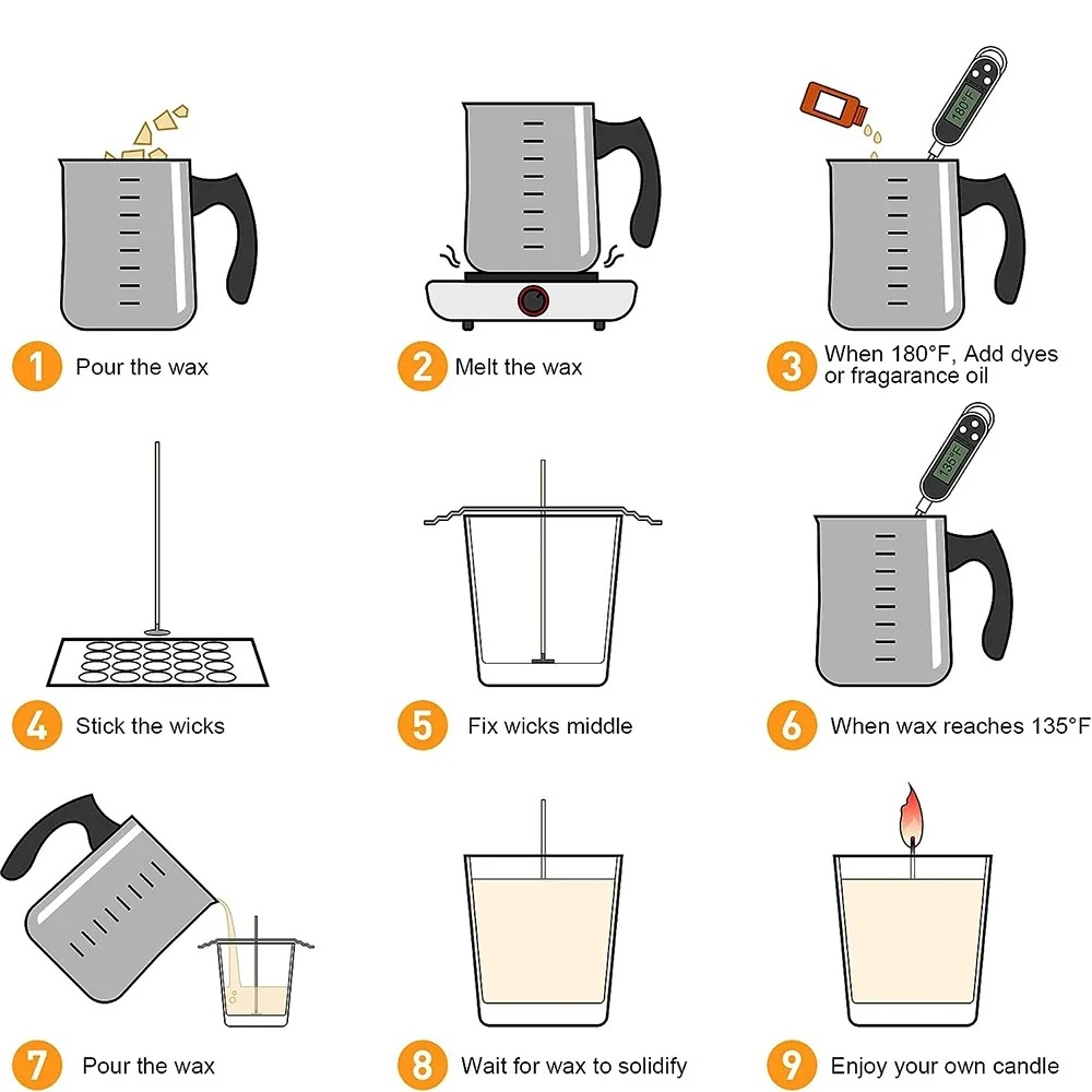Glintmos DIY Candle Making Kit - Candle Supplies Jars incelemesi ve fiyatı