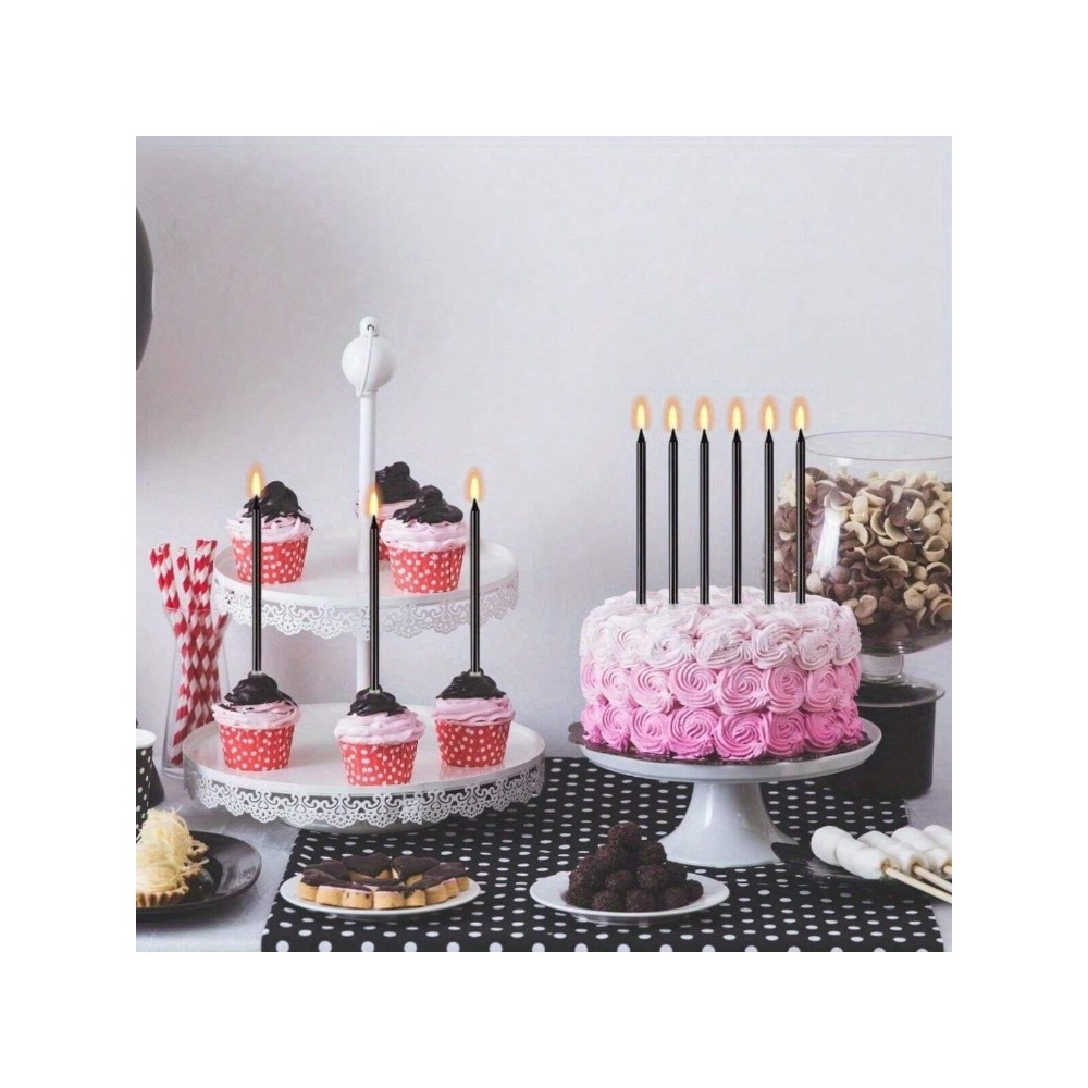 24 Pieces Metallic Candle Long - Candle Holder Supplies incelemesi ve fiyatı