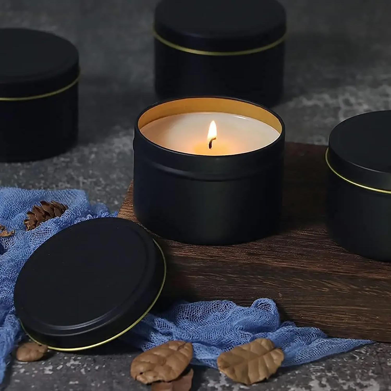 4oz/ 8oz Candle tins with lids - Candle Supplies Jars incelemesi ve fiyatı