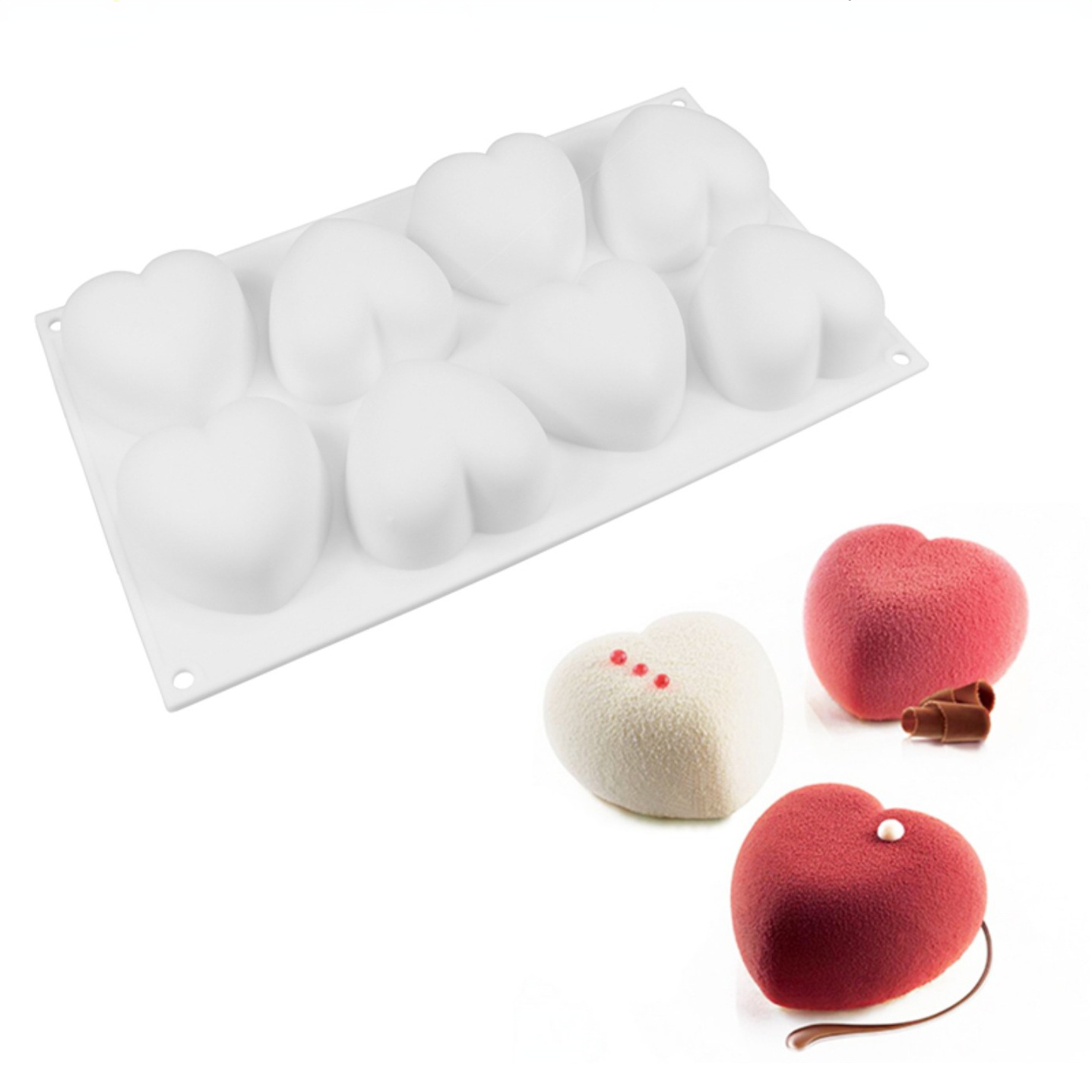 Love Heart Silicone Soap Mold  - Candle Making Supplies Online incelemesi ve fiyatı