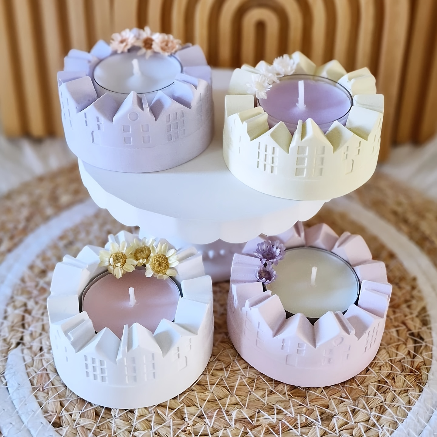 Reusable Silicone Mold Compati - Candle Holder Supplies incelemesi ve fiyatı