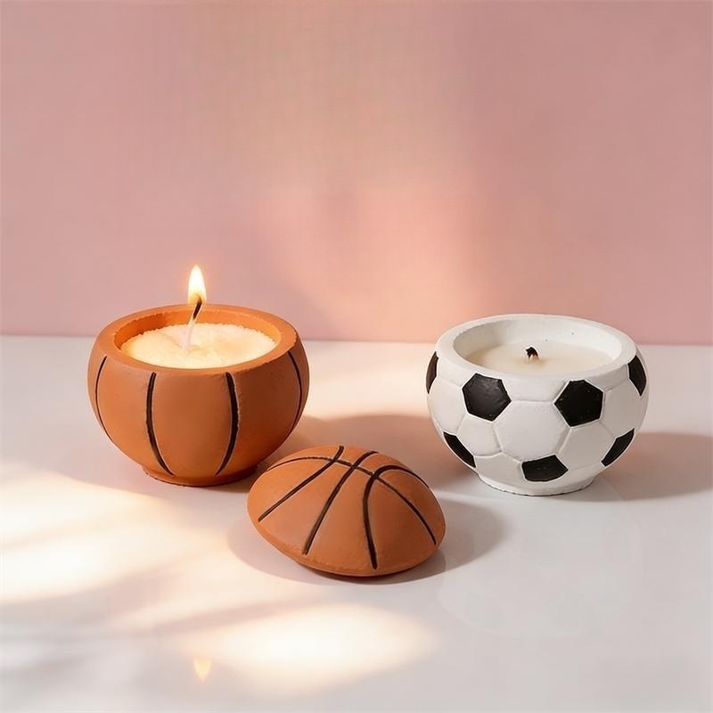 Football Basketball Cement Pla - Candle Supplies Jars incelemesi ve fiyatı