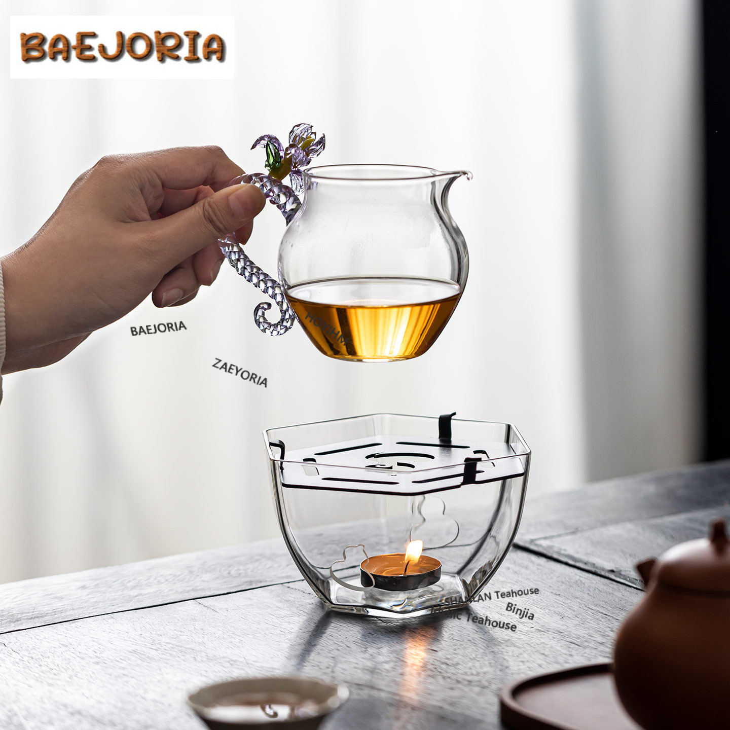 Hexagonal Gourd-shaped Glass T - Candle Holder Supplies incelemesi ve fiyatı