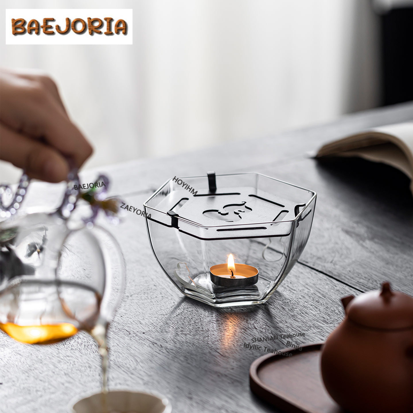 Hexagonal Gourd-shaped Glass T - Candle Holder Supplies incelemesi ve fiyatı