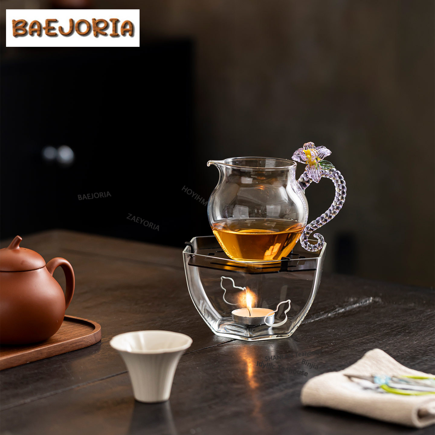 Hexagonal Gourd-shaped Glass T - Candle Holder Supplies incelemesi ve fiyatı