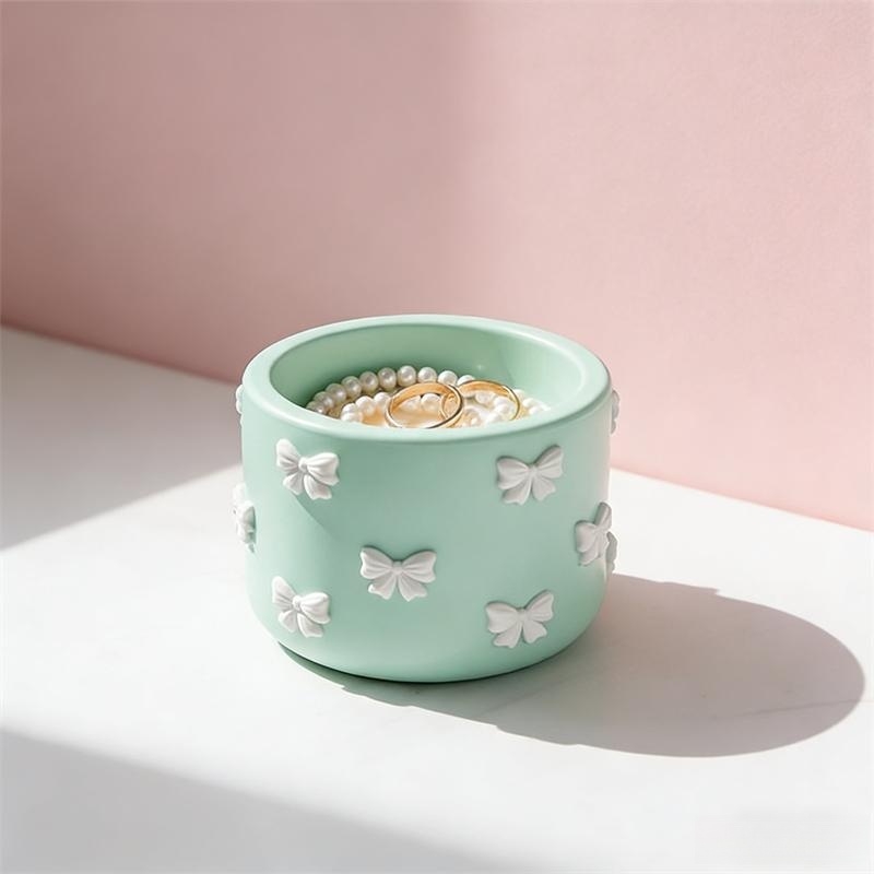 Mini Bowknot Round Plaster Gyp - Candle Supplies Jars incelemesi ve fiyatı