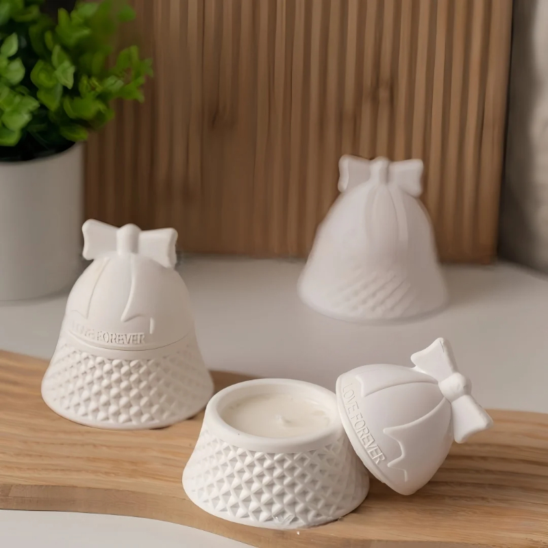 Christmas Bell Shaped Silicone - Candle Supplies Jars incelemesi ve fiyatı