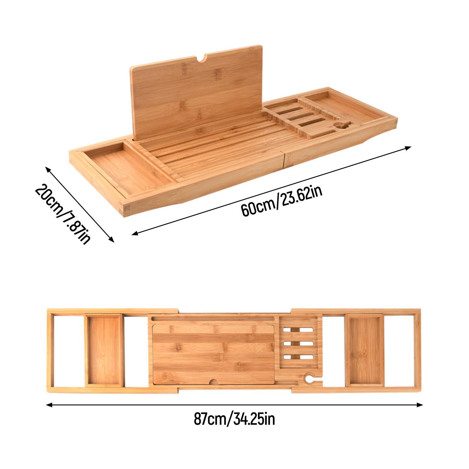 Extendable Bathtub Caddy Tray  - Candle Holder Supplies incelemesi ve fiyatı