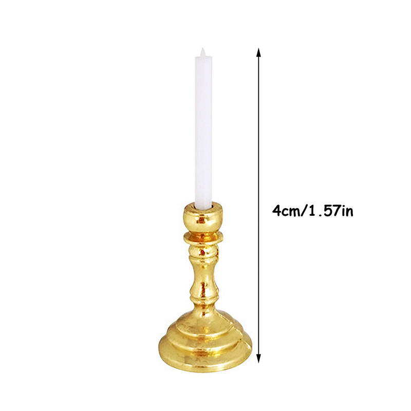 ⭐ 1Pair 1:12 Dollhouse Miniatu - Candle Holder Supplies incelemesi ve fiyatı
