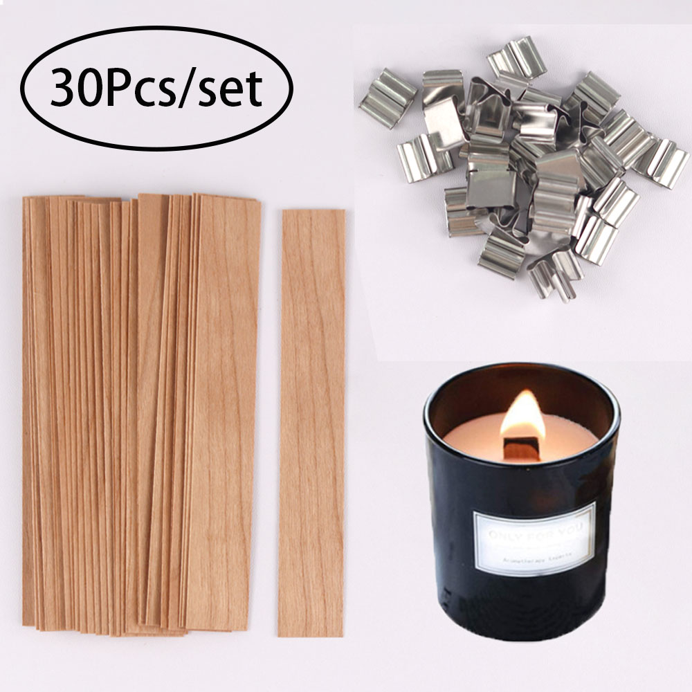 30pcs Wooden Candle Wicks Cand - Candle Supplies Jars incelemesi ve fiyatı