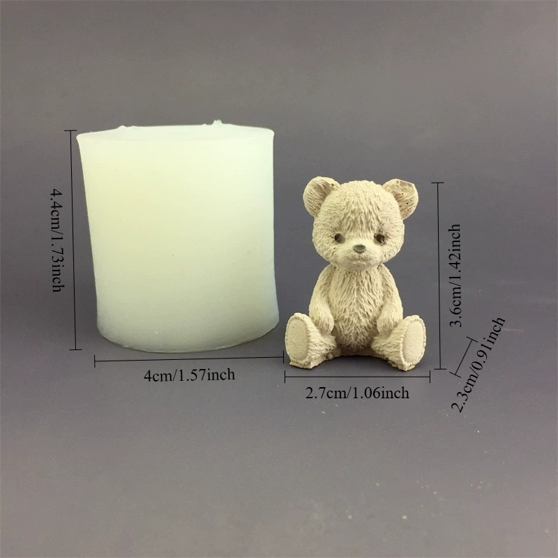 Cute Bear Honey Jar Silicone C - Candle Supplies Jars incelemesi ve fiyatı