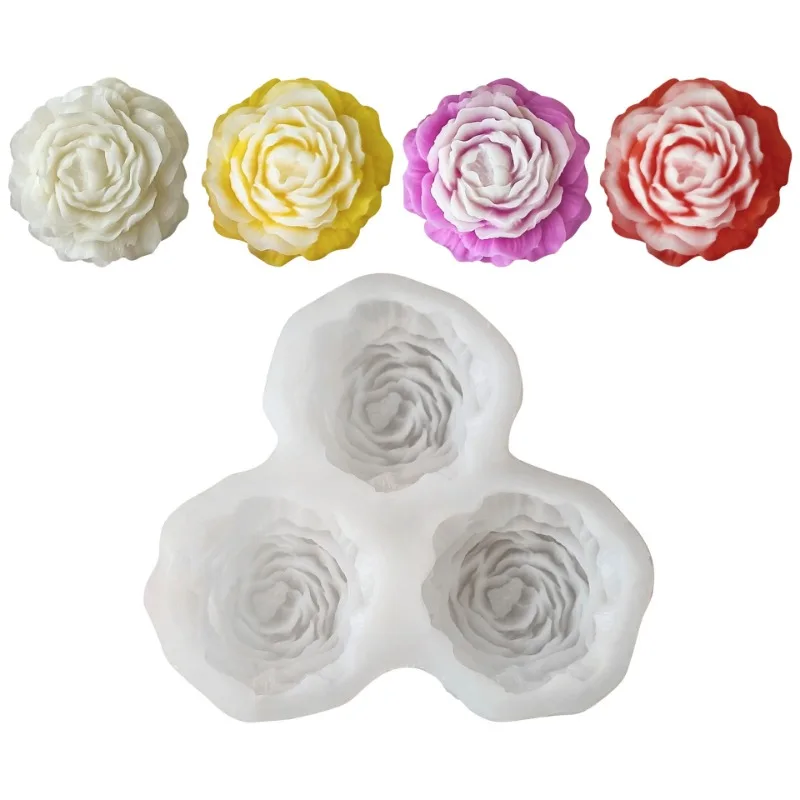 Peony Flower Candle Silicone M - Candle Making Supplies Online incelemesi ve fiyatı