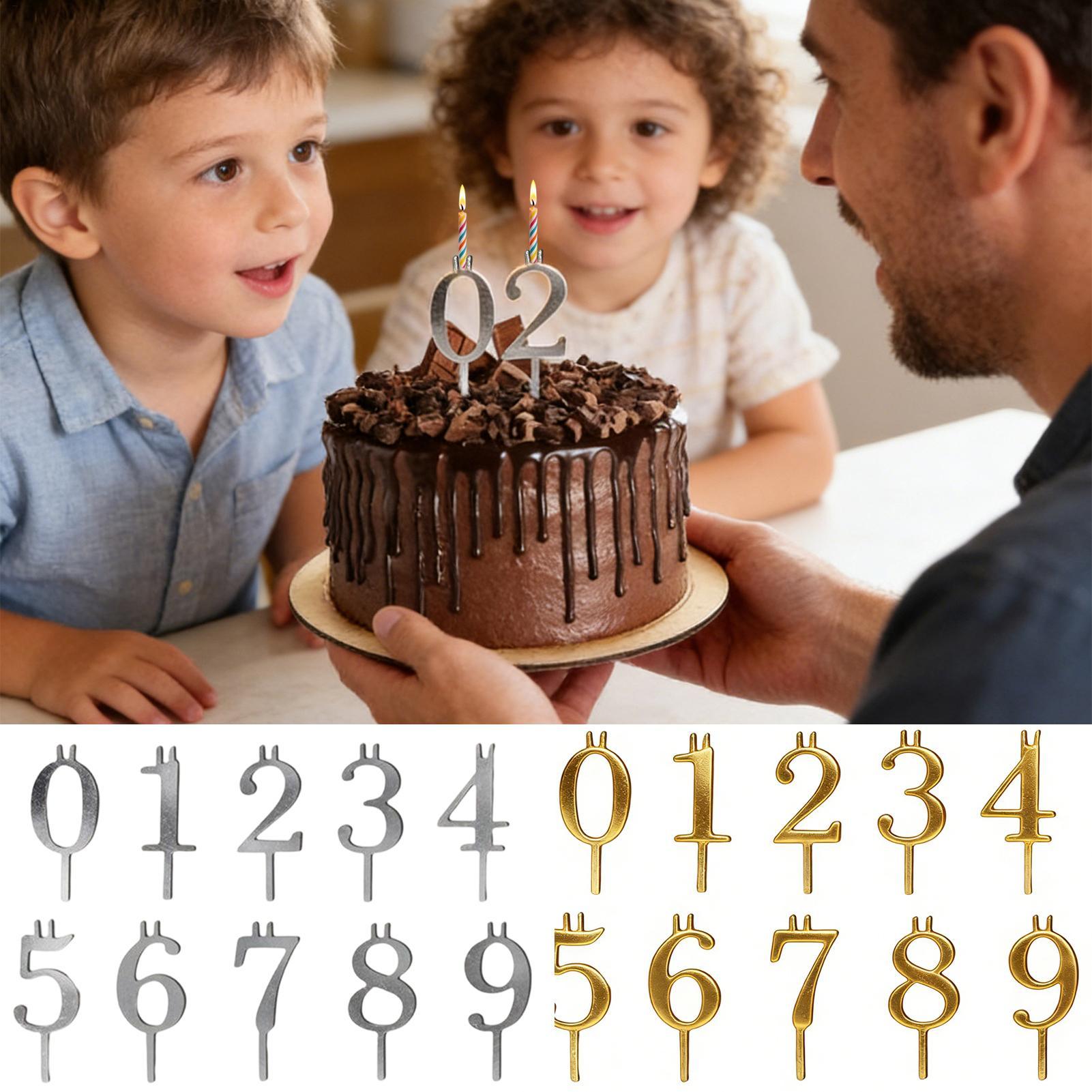 10pcs 0-9 Number Cake Toppers  - Candle Making Supplies Online incelemesi ve fiyatı