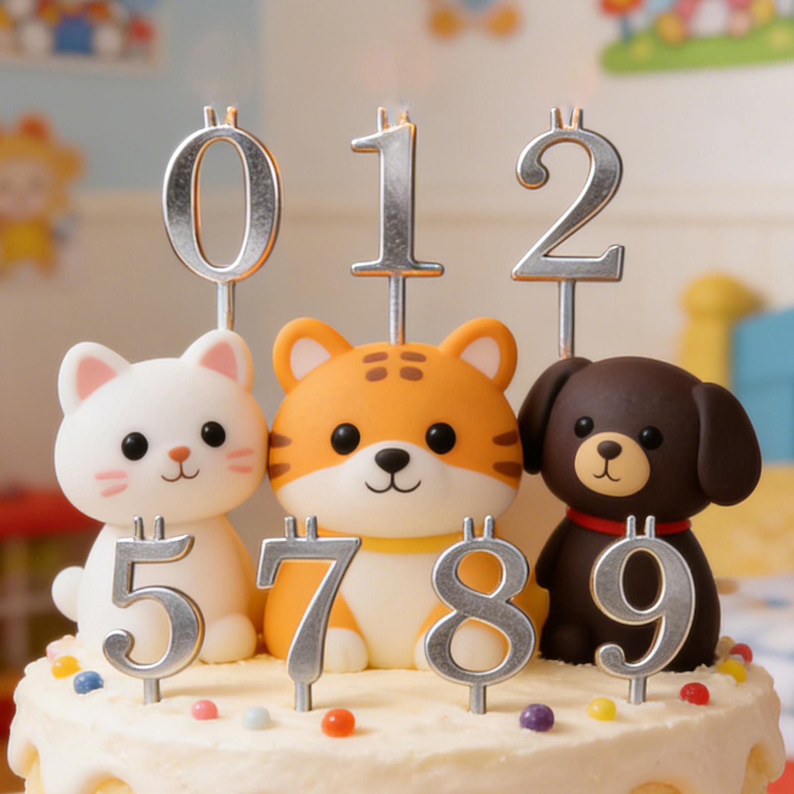 10pcs 0-9 Number Cake Toppers  - Candle Making Supplies Online incelemesi ve fiyatı